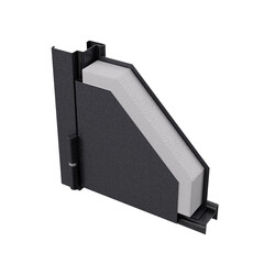 Дверь входная Torex Элегант Стил левая букле графит - букле графит 860х2050 мм - фото 2