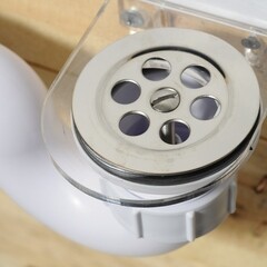 Сифон для душевого поддона McAlpine 1 1/2х40/50 мм вертикальный слив d40-55 мм с выпуском d70 мм с соединением 40/50 мм (MRS1) - фото 3