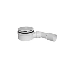 Сифон для душевого поддона McAlpine 1 1/2х40/50 мм проточный слив d90 мм с выпуском d110 мм с соединением 40/50 мм (HC2730LWH-NRV)