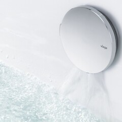 Сифон для ванны Viega Simplex Trio 1 1/2x50 мм регулируемый полуавтомат с выпуском d70 мм с переливом с соединением 40/50 мм (728014) - фото 4