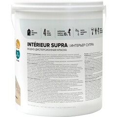 Краска интерьерная Pragmatic Interieur Supra база С бесцветная 2,25 л - фото 2