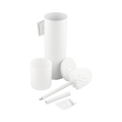 Ершик для унитаза G-Teq подвесной нержавеющая сталь белый (20.25) - фото 2