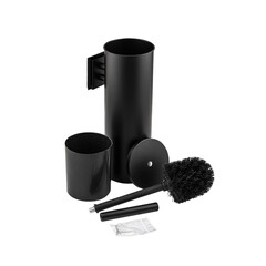 Ершик для унитаза G-Teq подвесной нержавеющая сталь черный (20.24) - фото 2