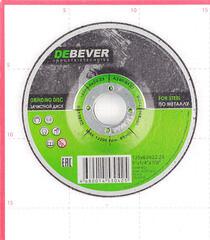 Круг зачистной по металлу Debever 125х22х6 мм (WG12560228R/30425) - фото 4