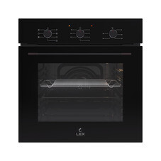 Духовой шкаф электрический встраиваемый Lex EDM 075 BBL 595 мм черный