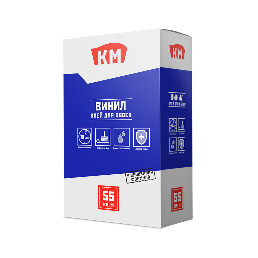 

Клей для виниловых обоев КМ 450 г