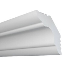 Плинтус потолочный из пенополистирола 26х26х2000 мм под натяжной потолок Плинтэкс E 26/26 - фото 1