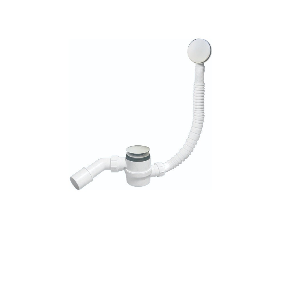 Изображение товара Сифон для ванны McAlpine 1 1/2 х50 мм регулируемый с переливом и выпуском d70 мм