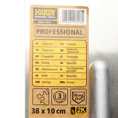 Гладилка зубчатая Hardy Profi серия 31 (0800-313815) 380x100 мм зуб tiger с двухкомпонентной профилированной ручкой - фото 3