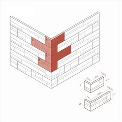 Искусственный камень угловой White Hills Зендлэнд темно-коричневый (14 шт.=1,4 пог.м) - фото 2