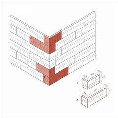 Искусственный камень угловой White Hills Норд Ридж светло-песочный (11 шт.=1,1 пог.м) - фото 2