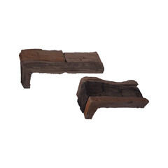 Искусственный камень угловой White Hills Фьорд Лэнд темно-коричневый (18 шт. = 1,8 пог.м) - фото 5