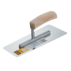 Гладилка плоская Hardy Stucco серия 36 (0800-362400) 240x110x90 мм с деревянной ручкой - фото 1