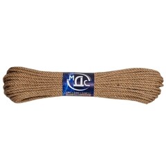 Изображение товара Шнур крученый джутовый 3 пряди d4 мм 40 м МДС