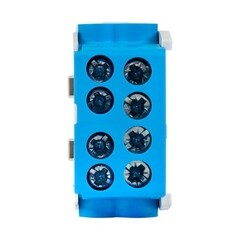 Клемма на 4 провода EKF PROxima 2,5-35 кв.мм с двойным винтом синяя (ksr-2.35-2.25-blue) - фото 3