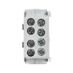 Клемма на 4 провода EKF PROxima 2,5-25 кв.мм с двойным винтом серая (ksr-2.25-2.16-grey) - фото 3