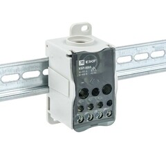 Блок распределительный EKF PROxima на DIN-рейку и монтажную панель 52х98х53 мм 690 В IP20 400 А (plc-kbr400) - фото 4