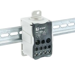 Блок распределительный EKF PROxima на DIN-рейку и монтажную панель 52х98х53 мм 690 В IP20 250 А (plc-kbr250) - фото 4