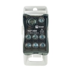 Блок распределительный EKF PROxima на DIN-рейку и монтажную панель 50х80х33 мм 690 В IP20 160 А (plc-kbr160) - фото 2