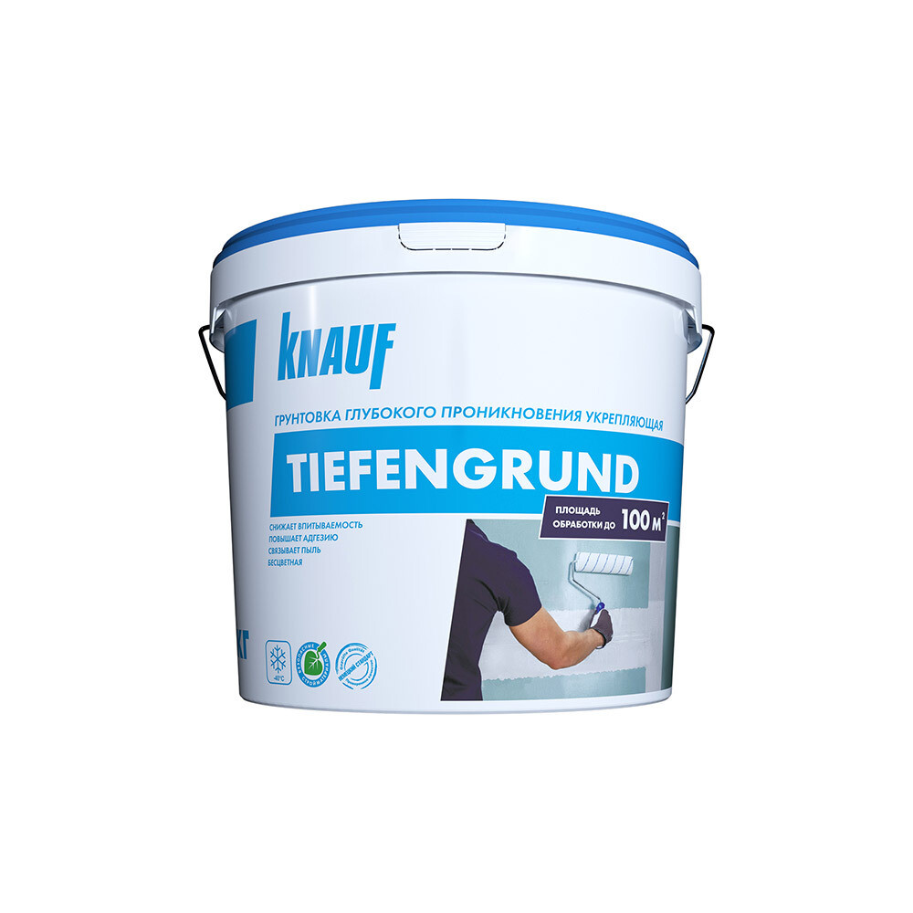 Изображение товара Грунт Knauf Тифен Грунд укрепляющий 10 кг для гипсокартона и стен