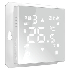 Терморегулятор электронный сенсорный для теплого пола Werkel W1151201 белый с поддержкой Wi-Fi - фото 1