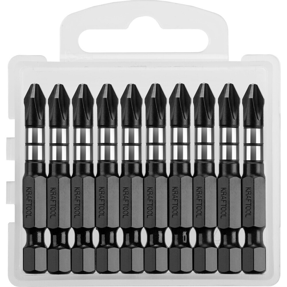 Изображение товара Бита Kraftool Impact (26191-2-50-S10) PH2 50 мм ударная (10 шт.)