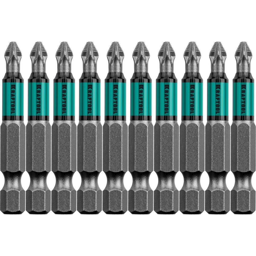 Изображение товара Бита Kraftool OPTIMUM (26124-2-50-10) PZ2 магнитная 50 мм (10 шт.)