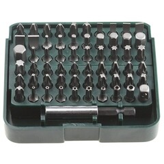 Набор бит Kraftool Grand-61 (26140-H61) PH/PZ/SL/TORX/HEX/SQ 25 мм с адаптером (61 шт.) - фото 1