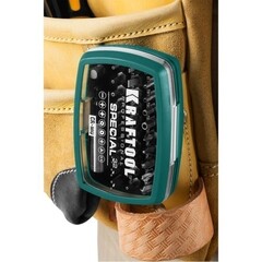 Набор бит Kraftool Special-32 (2610-H32) PH/PZ/SL/TORX 25 мм с адаптером (32 шт.) - фото 4