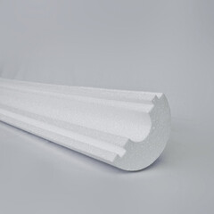 Теплоизоляция для труб ТоргПласт Скорлупа 110х50х1000 мм белая