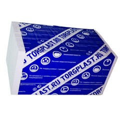 Пенополистирол ТоргПласт ППС 13Ф Р-А 50х500х1000 мм