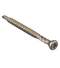 Саморезы для массивной доски 40x3,2 мм желтые (500 шт.) - фото 2