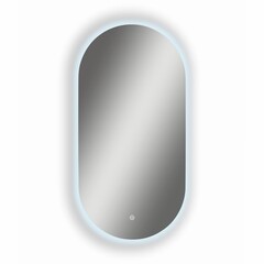 Зеркало с подсветкой овальное 45х90 см с сенсорным включением Continent Capsula Led (ЗЛП5030) - фото 11