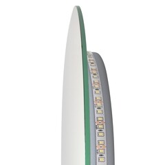 Зеркало с подсветкой овальное 45х90 см с сенсорным включением Continent Capsula Led (ЗЛП5030) - фото 8