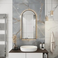 Зеркало с подсветкой прямоугольное 50х100 см бесконтактный сенсор Continent Zuma Led (ЗЛП4986) - фото 7