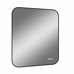 Зеркало с подсветкой прямоугольное 60х70 см с часами Continent Caseiro Led (ЗЛП5051) - фото 10