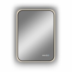 Зеркало с подсветкой прямоугольное 50х70 см с часами Continent Caseiro Led (ЗЛП5050) - фото 10