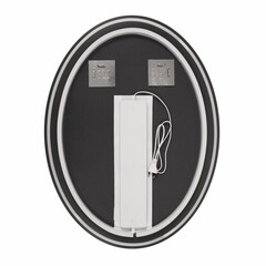 Зеркало с подсветкой овальное 60х80 см бесконтактный сенсор Continent Nebula Led (ЗЛП5044) - фото 8