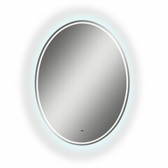 Зеркало с подсветкой овальное 60х80 см бесконтактный сенсор Continent Nebula Led (ЗЛП5044) - фото 4
