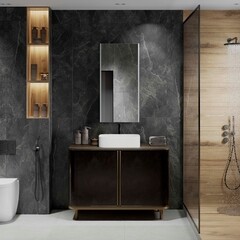 Зеркало с подсветкой прямоугольное 50х100 см с сенсорным включением Continent Novo Led (ЗЛП5042) - фото 3