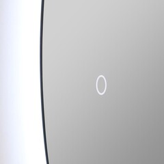 Зеркало с подсветкой фигурное 80х120 см с сенсорным включением Continent Luminora Led (ЗЛП5039) - фото 8