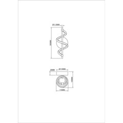 Бра Freya Helix светодиодное 13 Вт 230 В белое 4000К IP20 (FR6097WL-L12W) - фото 2