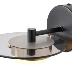 Бра Freya Moon GX53 7 Вт 230 В черное/бронза IP20 (FR5513WL-01BBZ) - фото 8