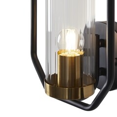 Бра Freya Lumi E27 60 Вт 230 В черное/бронза IP20 (FR5524WL-01BBZ) - фото 7