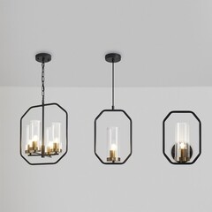 Светильник подвесной Freya Lumi E27 240 Вт 12 кв.м черный IP20 (FR5524PL-04BBZ) - фото 3