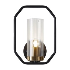 Бра Freya Lumi E27 60 Вт 230 В черное/бронза IP20 (FR5524WL-01BBZ) - фото 1