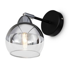 Бра Freya Jasper E27 60 Вт 230 В черное/серебро IP20 (FR5225WL-01B) - фото 6