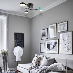 Люстра светодиодная потолочная Freya Tibo 18 Вт 4000К 15 кв.м (FR6048CL-L6B) - фото 3