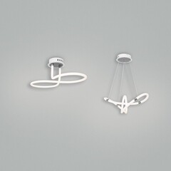 Люстра светодиодная подвесная Freya Fancy 47 Вт 4000К 25 кв.м (FR6059PL-L47W) - фото 4