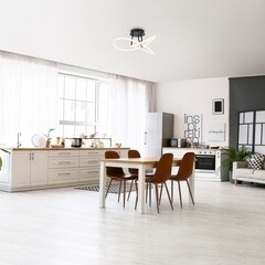 Люстра светодиодная потолочная Freya Fancy 35 Вт 4000К 20 кв.м (FR6059CL-L35B) - фото 2